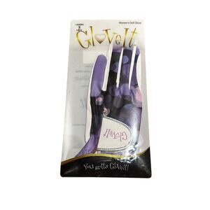 Golf Glove Glove It Lavender Orb Size Small Left 100% Calbretta Leather Washable
